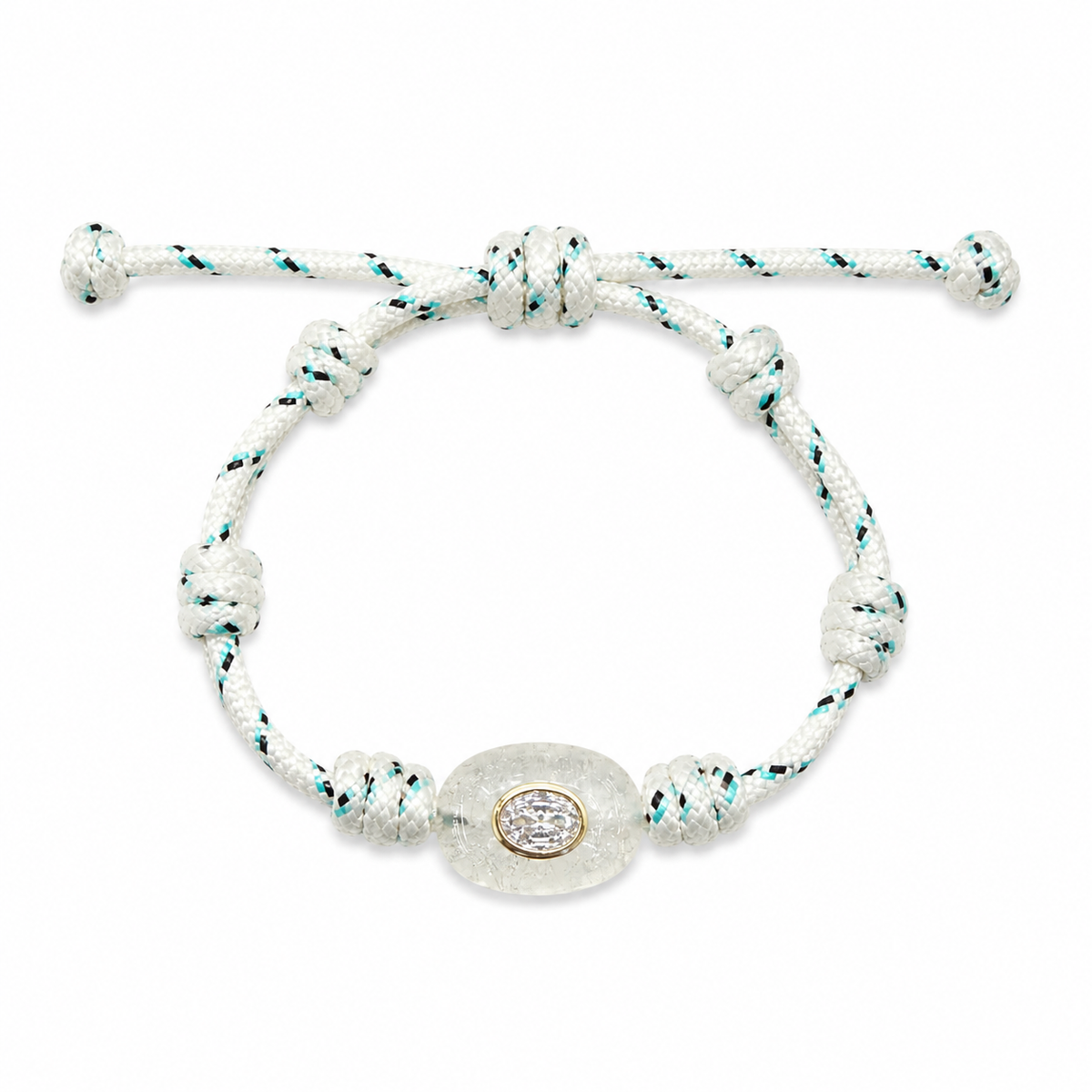 The Sea Glass Sparkle Cord Bracelet