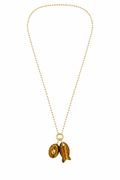 Tiger Eye Charm Necklace