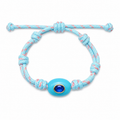 The Aqua Crystal Paracord Bracelet