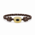 The Espresso Olive Gemstone Paracord Bracelet
