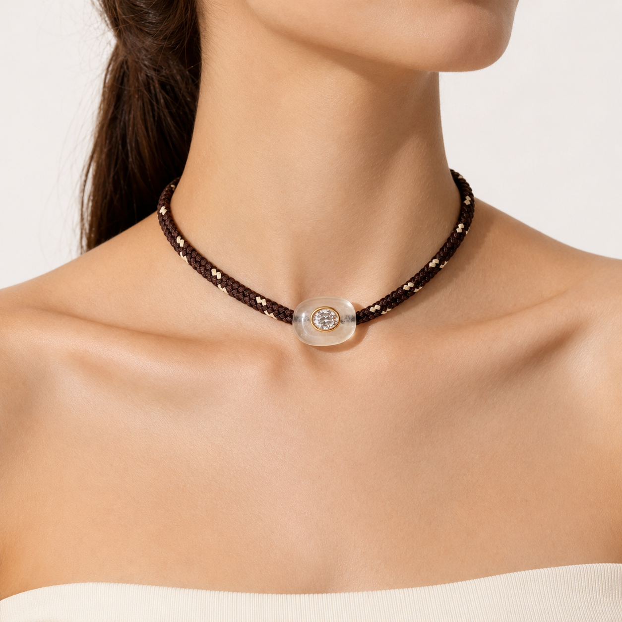 Paracord Gemstone Necklace