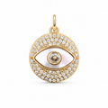 Mother-of-Pearl Evil Eye Pendant