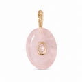 Rose Quartz Oval Pendant