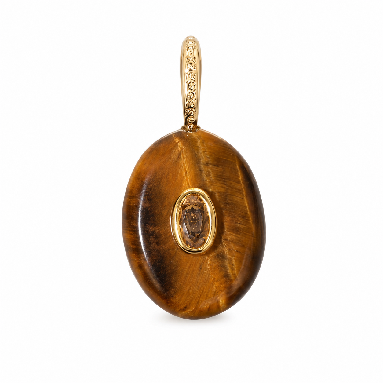 Tiger’s Eye Oval Pendant