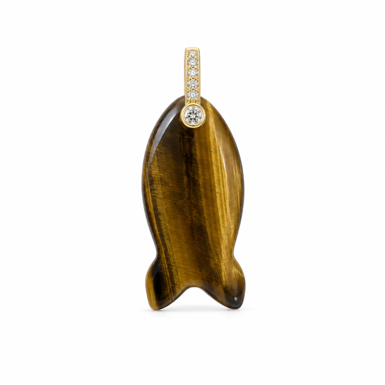Tiger’s Eye Fish Pendant