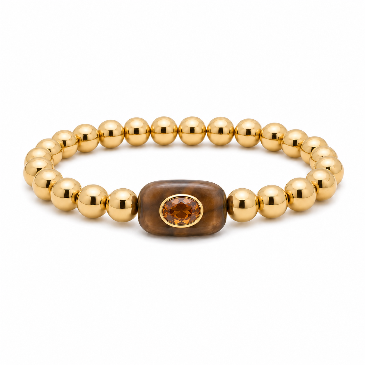 Smoky Quartz Gemstone Bracelet