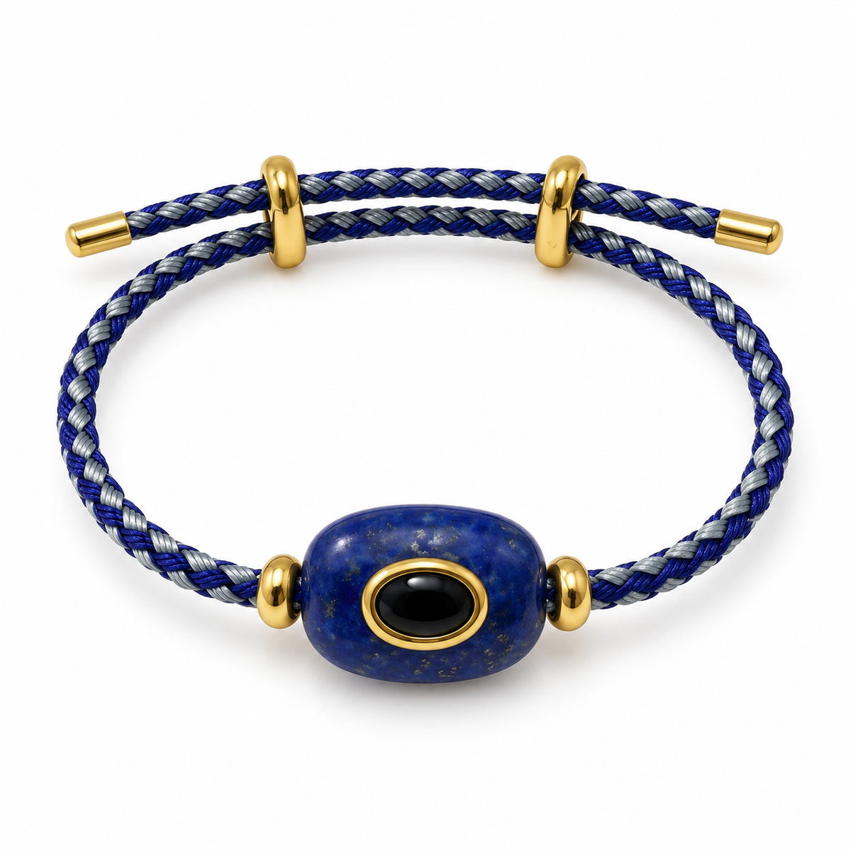 Lapis Lazuli Braided Cord Bracelet