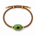 Green Aventurine Braided Cord Bracelet