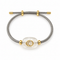 Clear Quartz & Crystal Gemstone Bracelet