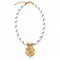 Lucky Clover Paracord Pendant Necklace
