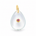 Crystal Drop Clear Quartz Pendant