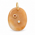 Sunlit Duet Citrine Pendant