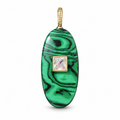 Malachite Crystal Pendant