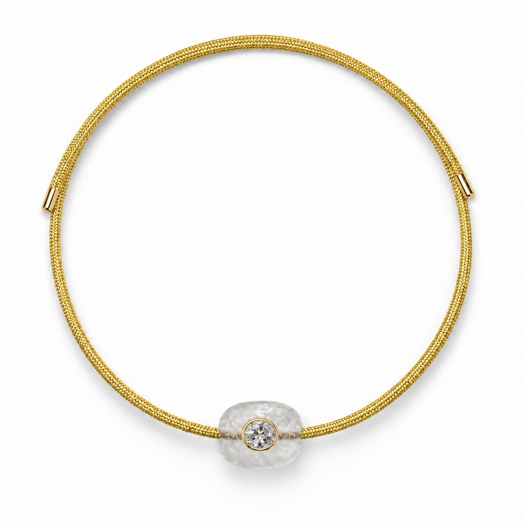 Gold Sparkle Magnetic Necklace