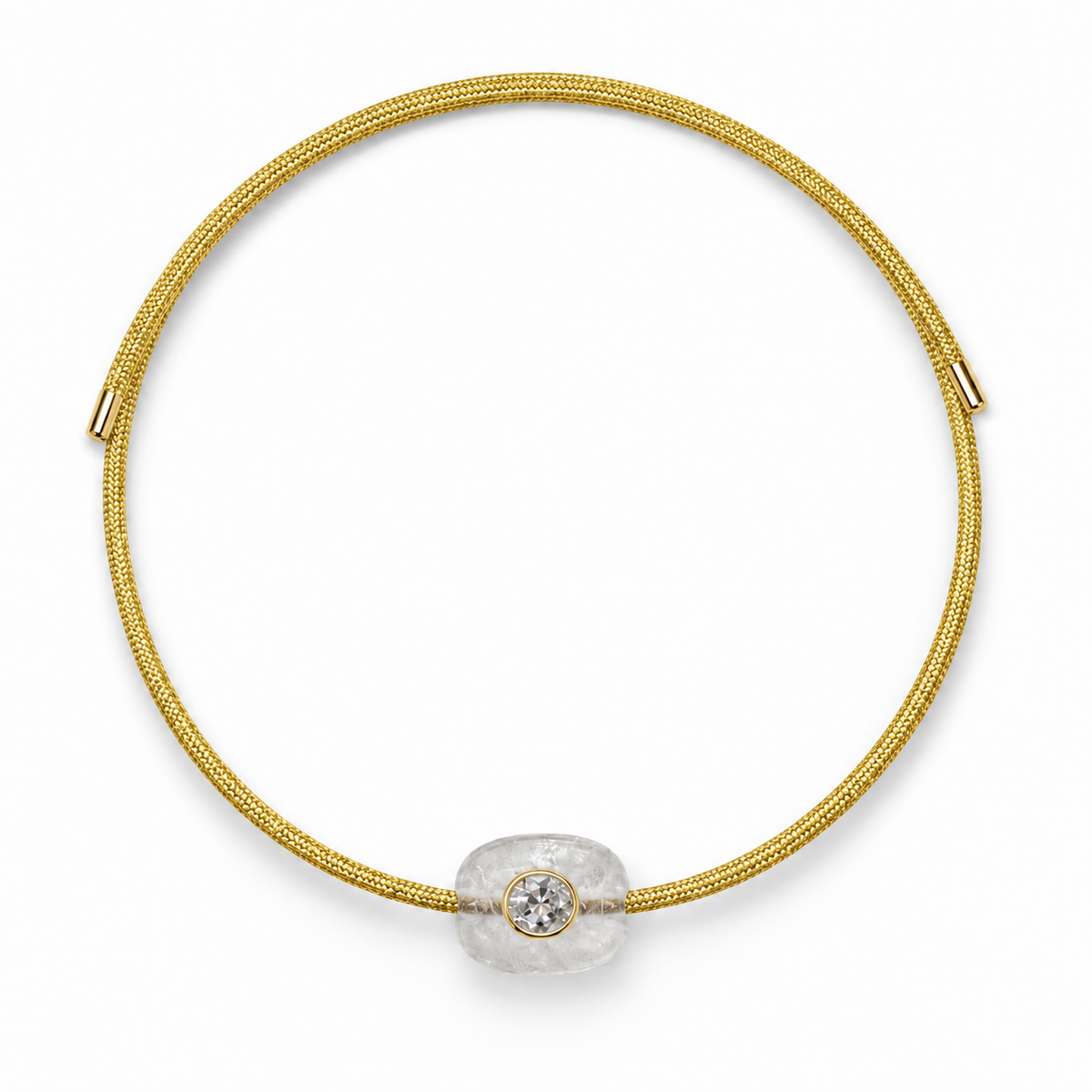 Gold Sparkle Magnetic Necklace