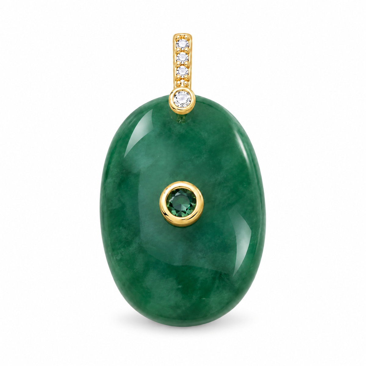 Green Aventurine Crystal Pendant Charm