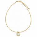 Herringbone Cushion CZ Necklace