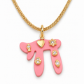 Pink Chai Symbol Pendant
