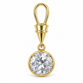 Gold-Plated Round Pendant