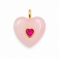 Rose Quartz Heart Pendant