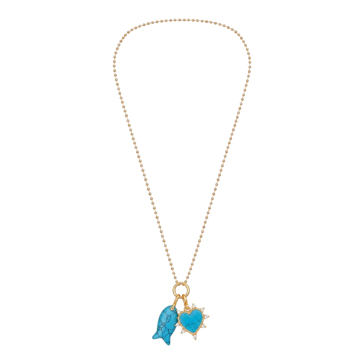 Turquoise Charm Necklace