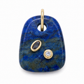 Lapis Lazuli Rectangular Pendant