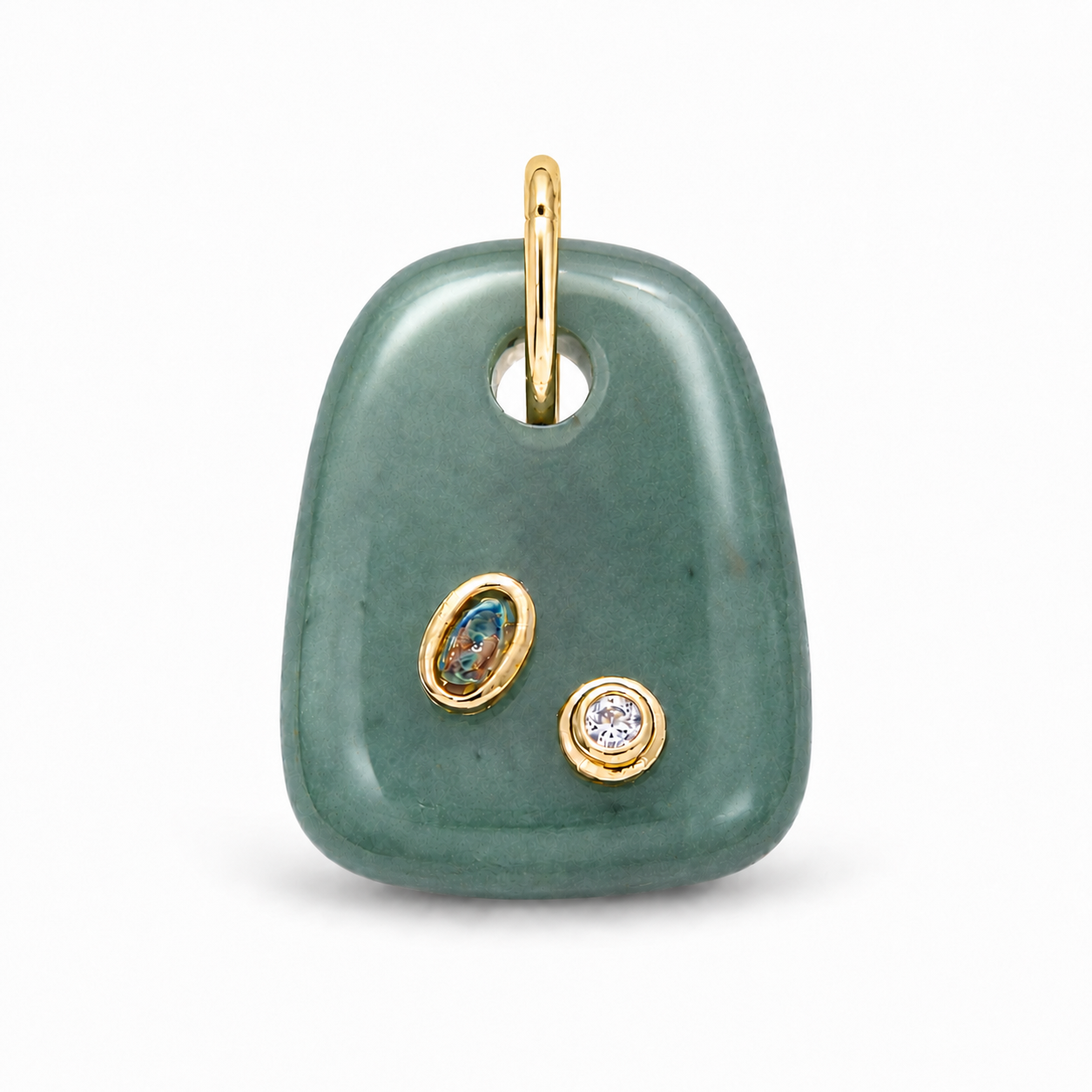 Aventurine Rectangular Pendant