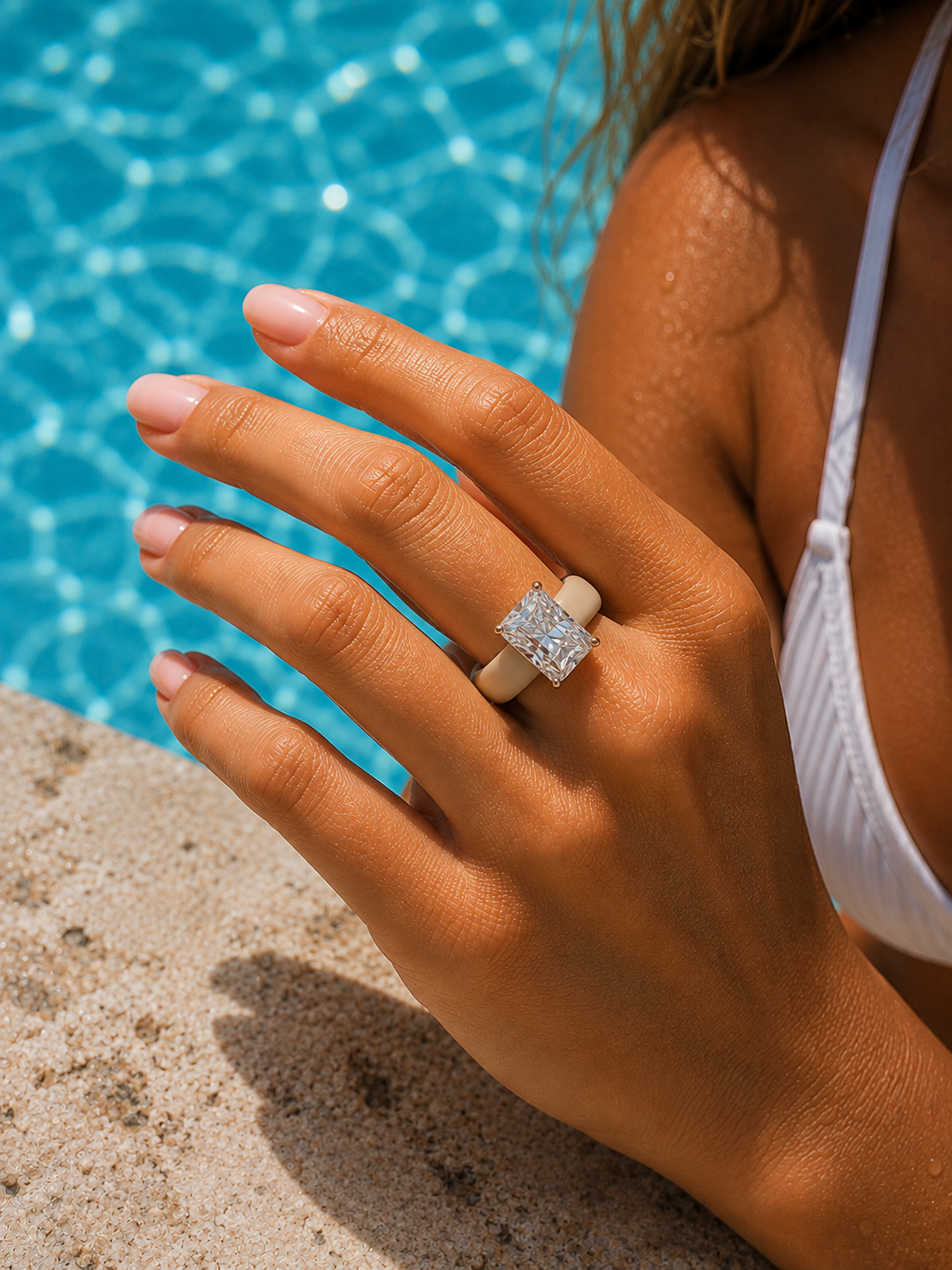 Silicone Radiant Ring Nude Band