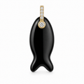 Black Fish Pendant