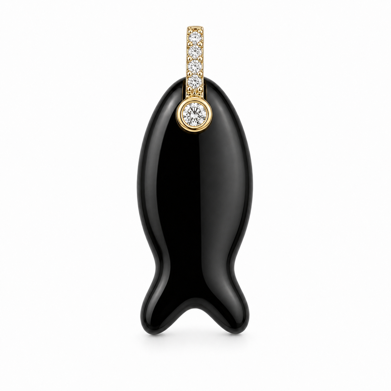 Black Fish Pendant